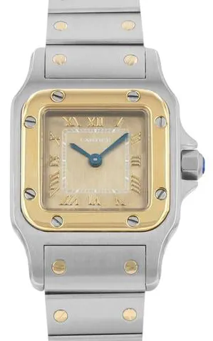 Cartier Santos Galbée 1057930 Yellow gold and Stainless steel Gold