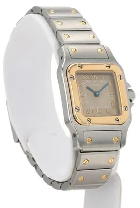 Cartier Santos Galbée 1057930 Yellow gold and Stainless steel Gold 2