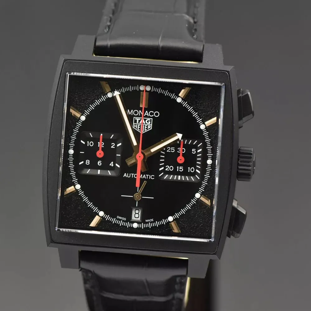 TAG Heuer Monaco CBL2180.FC6497 39mm Stainless steel Black