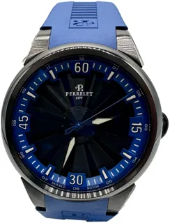 Perrelet Turbine A1050/1 Titanium and Stainless steel Blue