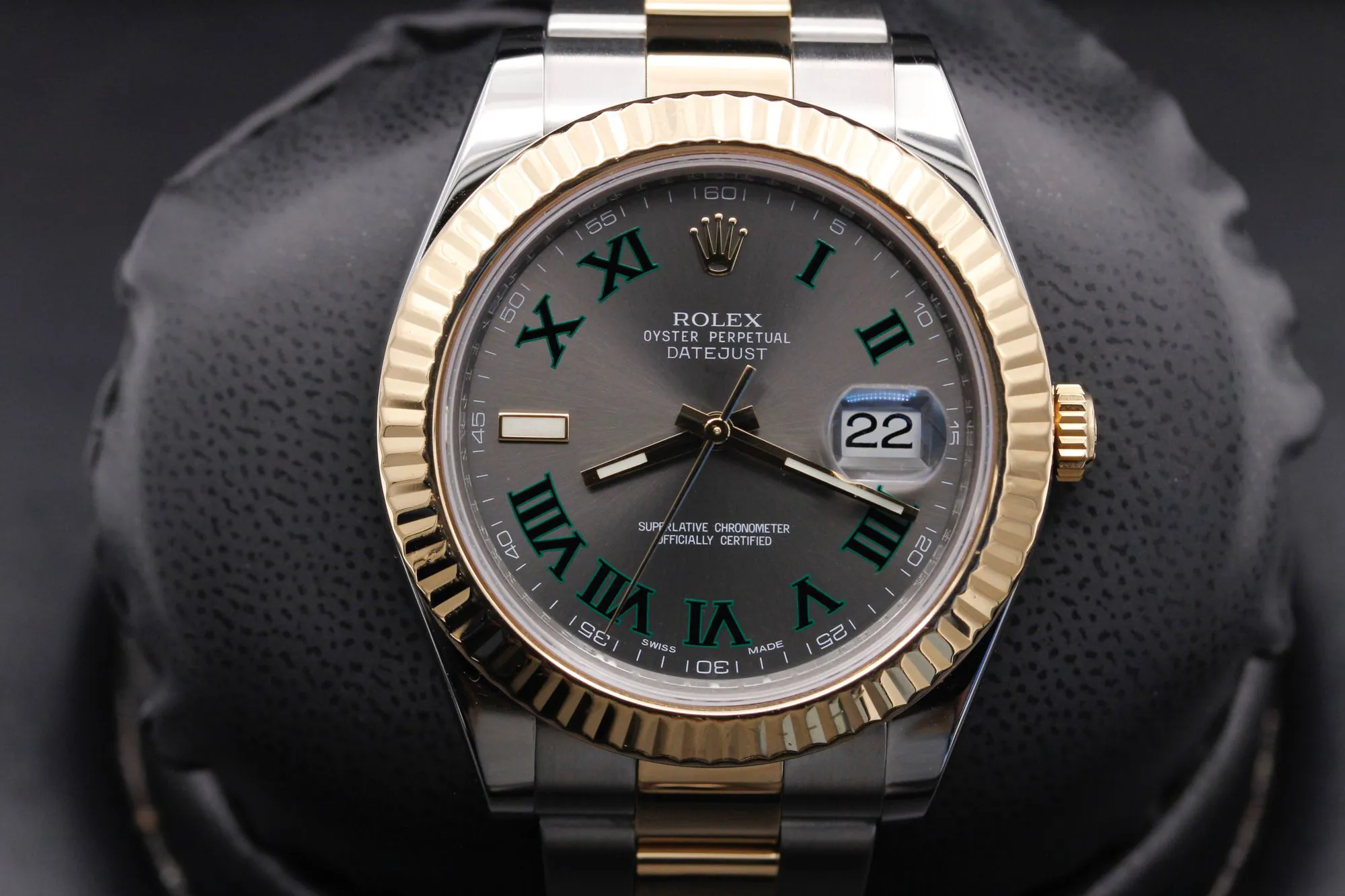 Rolex Datejust II 116333 41mm Yellow gold and Stainless steel Rhodium Roman