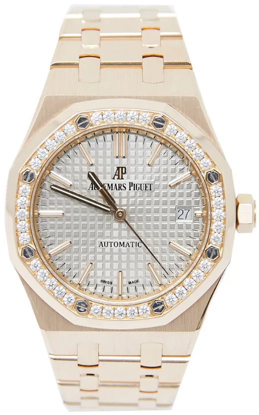 Audemars Piguet Royal Oak 15451OR.ZZ.1256OR.02 37mm Yellow gold Gray