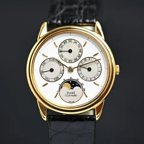 Piaget Gouverneur 15958 33.5mm Yellow gold White 1