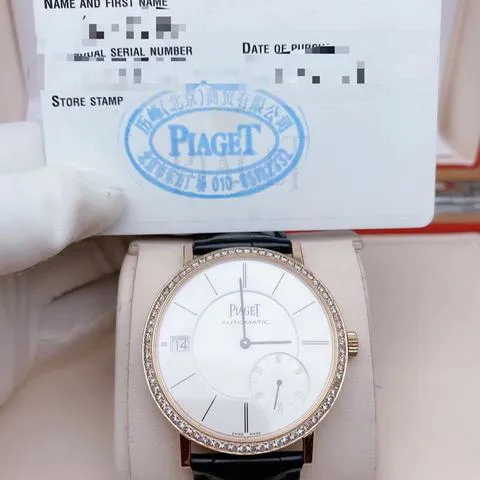 Piaget Altiplano G0A38131 40mm Rose gold Silver 5