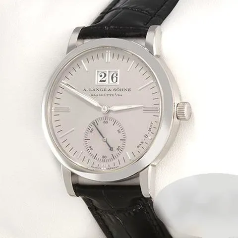 A. Lange & Söhne Langematik 308.025 37mm Platinum Silver 1