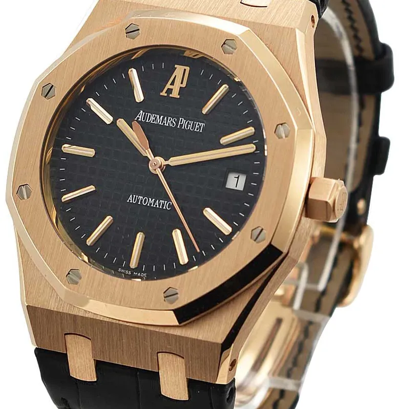 Audemars Piguet Royal Oak 15300OR.OO.D002CR.01 39mm Rose gold Black