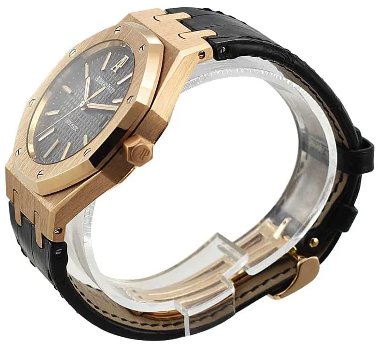 Audemars Piguet Royal Oak 15300OR.OO.D002CR.01 39mm Rose gold Black 1