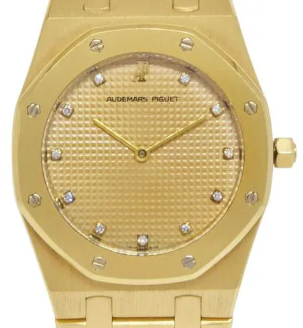 Audemars Piguet Royal Oak 56175BA 33mm Yellow gold Champagne