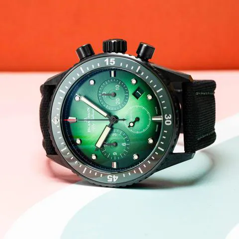 Blancpain Fifty Fathoms Bathyscaphe Chronographe Flyback 5200-0153-B52A 43.6mm Black ceramic Green 1