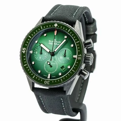 Blancpain Fifty Fathoms Bathyscaphe Chronographe Flyback 5200-0153-B52A 43.6mm Black ceramic Green 4