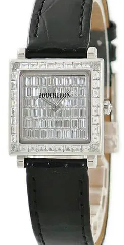 Boucheron 23mm White gold Silver