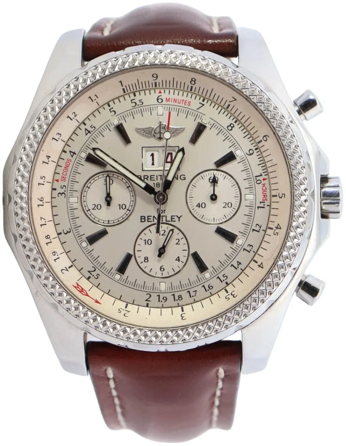 Breitling Bentley A4436212G573 48.7mm Stainless steel Silver