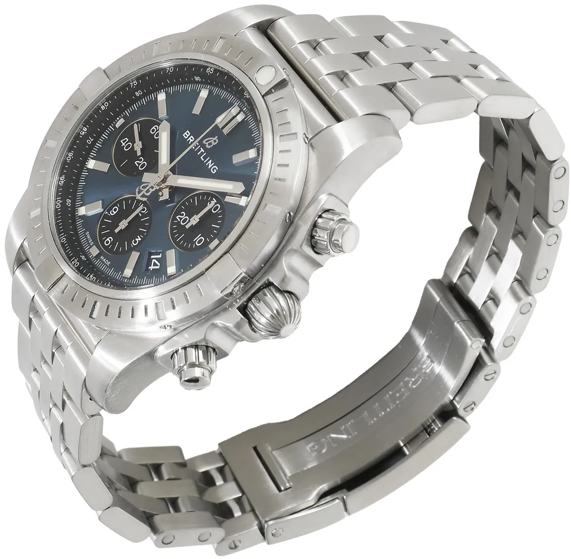 Breitling Chronomat AB0115101C1A1 44mm Stainless steel Blue 2