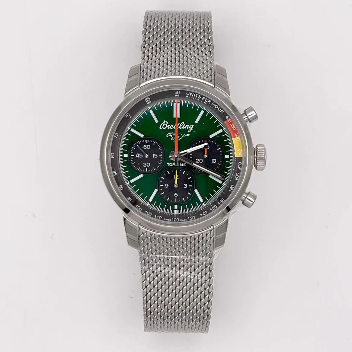 Breitling Top Time AB01762A1L1A1 41mm Stainless steel Green