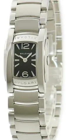 Bulgari Assioma AA26BSS AA26S 18.5mm Stainless steel Black