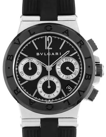 Bulgari Diagono DG37BSCVDCH 37mm Stainless steel Black