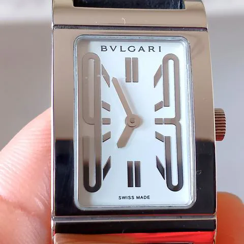 Bulgari Rettangolo RT39S 21mm Stainless steel White 2