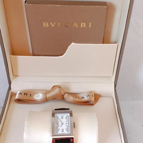 Bulgari Rettangolo RT39S 21mm Stainless steel White 3