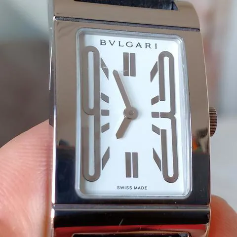 Bulgari Rettangolo RT39S 21mm Stainless steel White 13