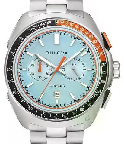 Bulova 42mm Stainless steel Blue