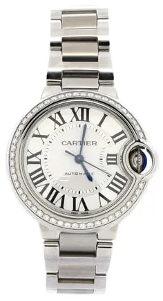 Cartier Ballon Bleu 33mm W4BB0016 33mm Stainless steel Silver