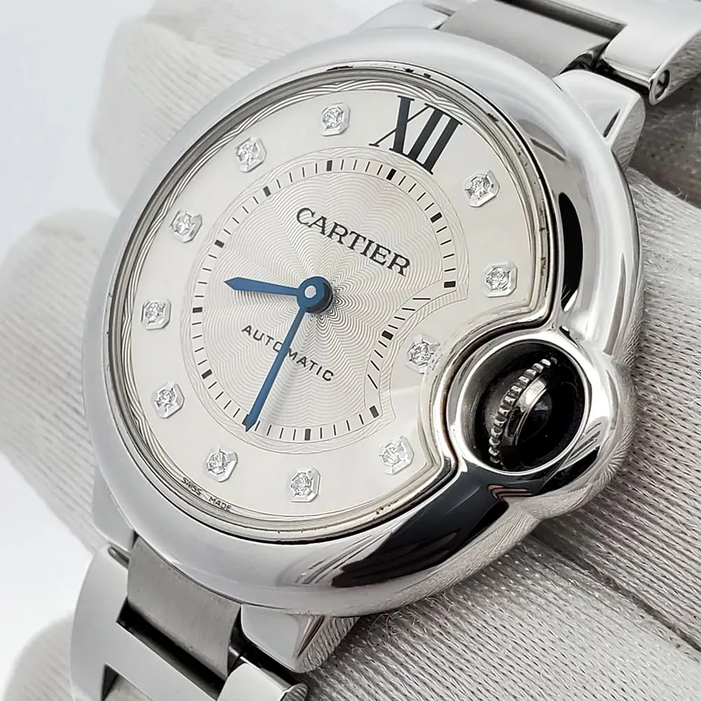 Cartier Ballon Bleu 33mm WE902074 33mm Stainless steel Silver 1