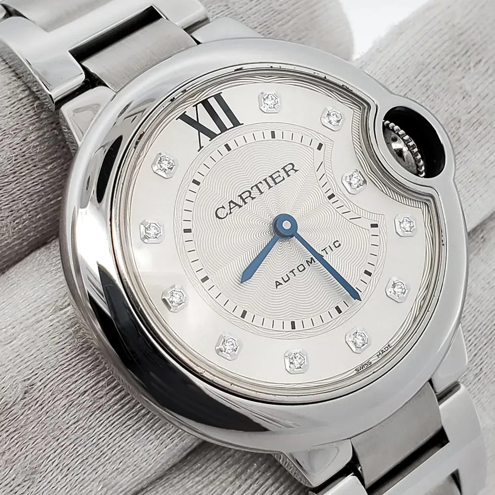 Cartier Ballon Bleu 33mm WE902074 33mm Stainless steel Silver 2