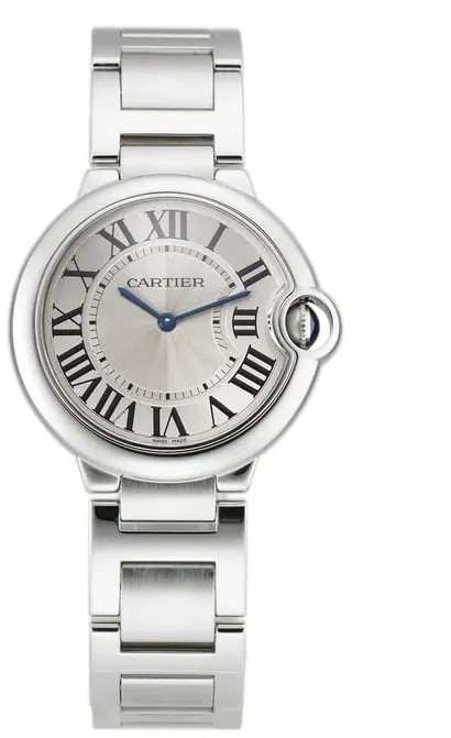 Cartier Ballon Bleu 36mm W69011Z4 36mm Stainless steel Silver