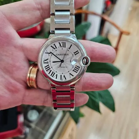 Cartier Ballon Bleu 42mm W69012Z4 42mm Stainless steel Silver