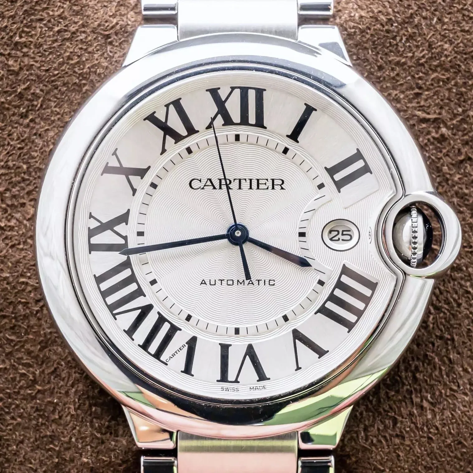 Cartier Ballon Bleu 42mm W69012Z4 42mm Stainless steel Silver