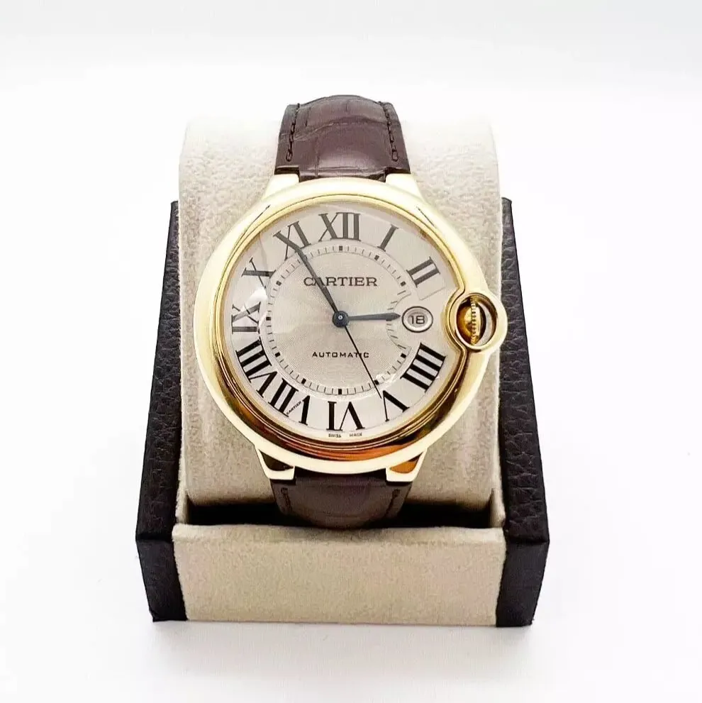 Cartier Ballon Bleu de Cartier W6900551 42mm Yellow gold Silver