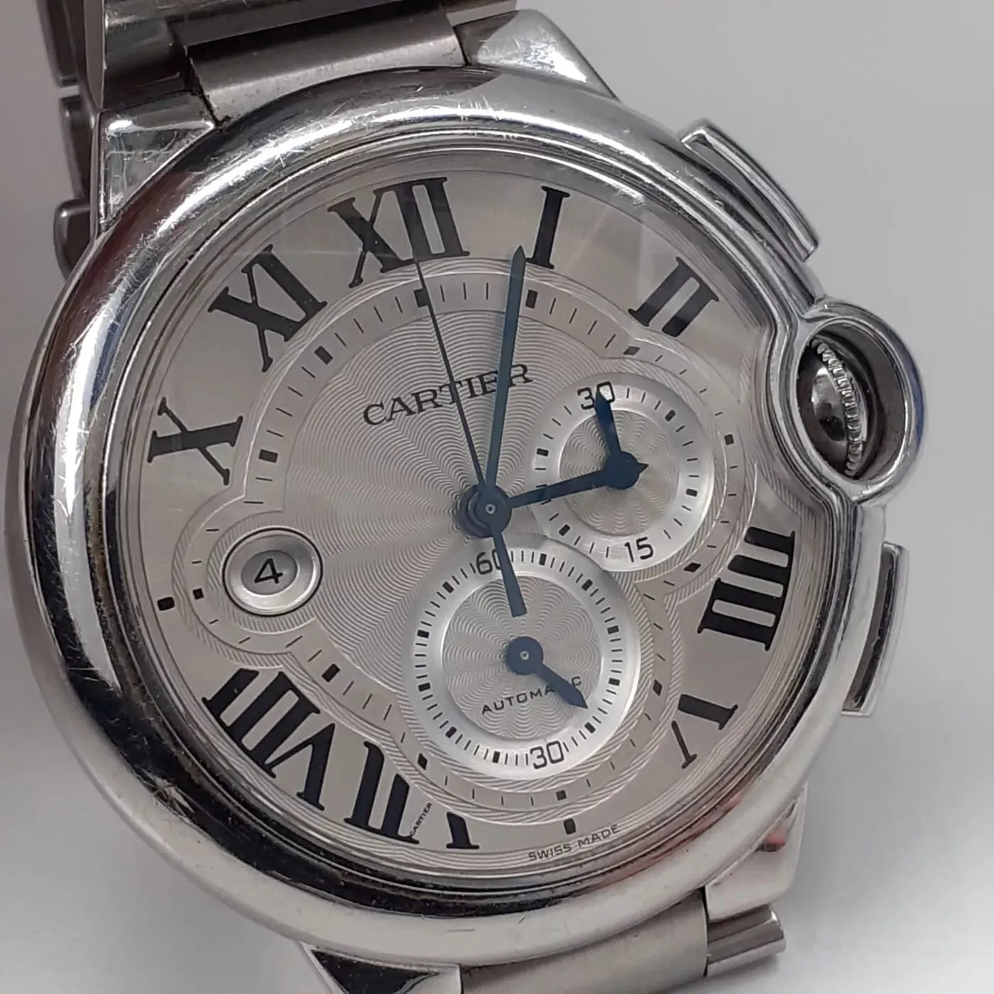 Cartier Ballon Bleu de Cartier W6920002 44mm Stainless steel Silver