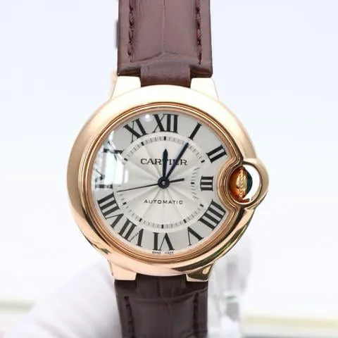 Cartier Ballon Bleu de Cartier W6920097 33mm Rose gold White