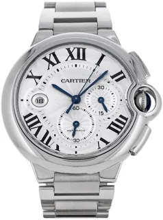 Cartier Ballon Bleu W6920002 Steel Silver Roman Numeral