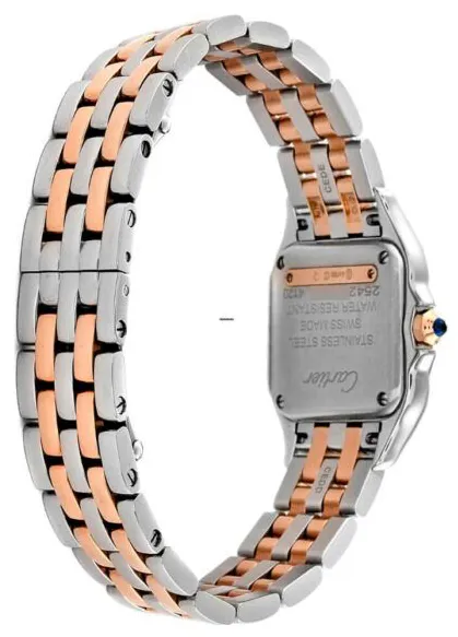 Cartier Panthère W3PN0006 23mm Rose gold and Stainless steel Silver 2