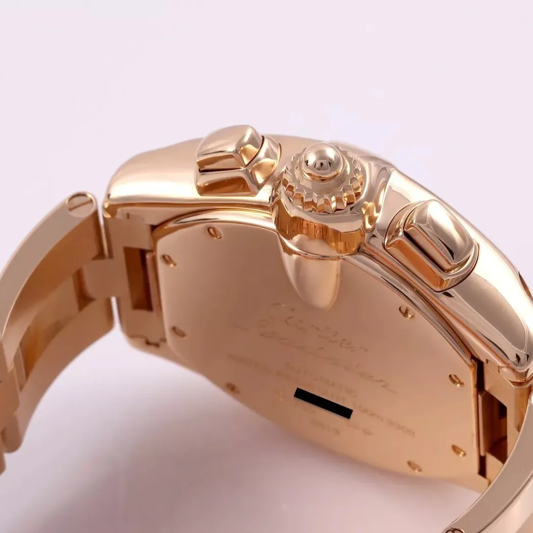 Cartier Roadster 2619 47mm Yellow gold Silver 3