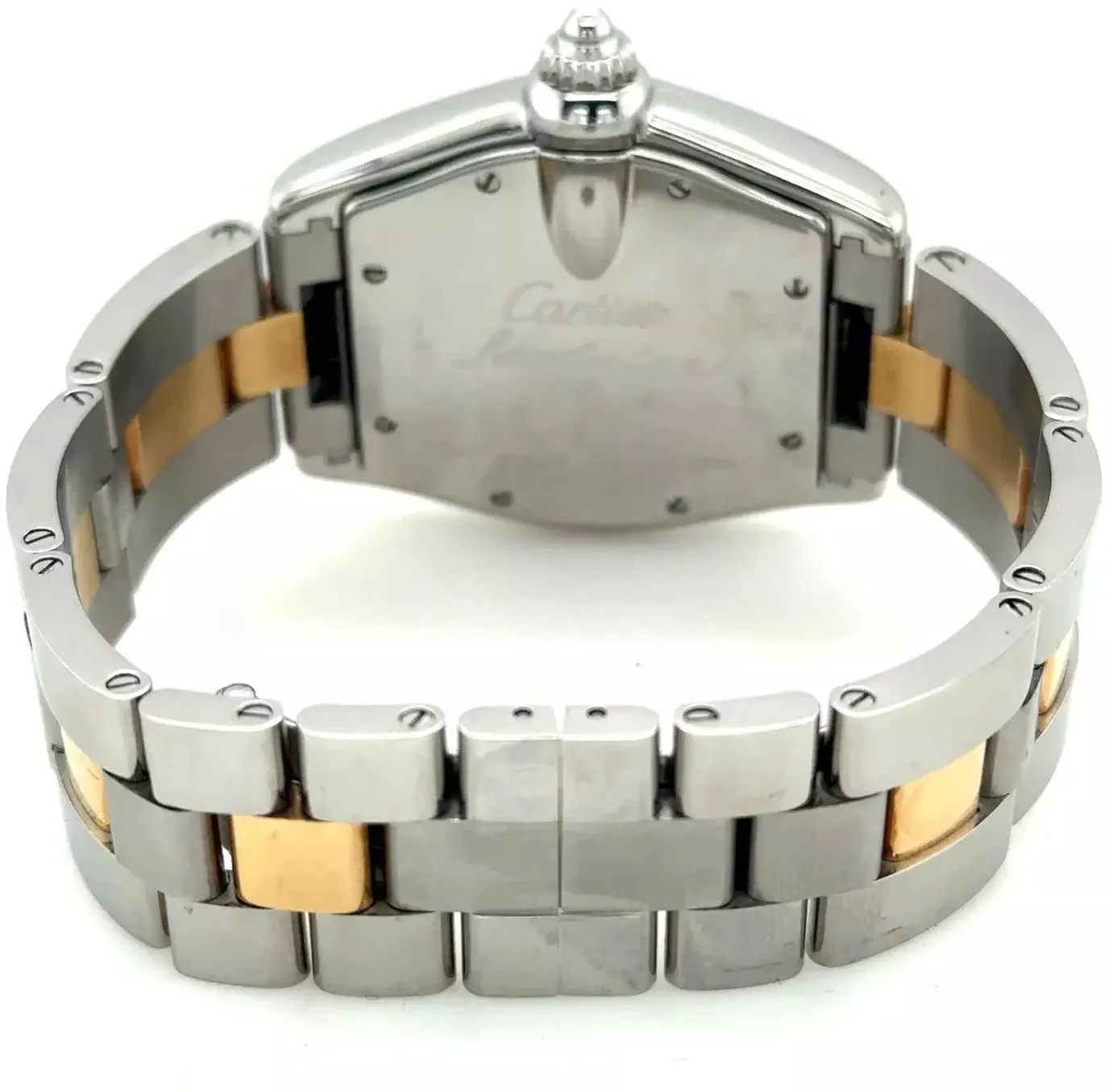 Cartier Roadster w62031y4 38mm Yellow gold Silver 4