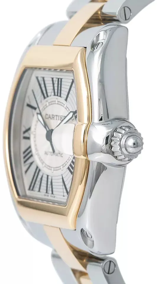 Cartier Roadster w62031y4 38mm Yellow gold Silver 1