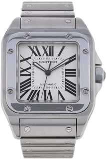 Cartier Santos 100 W200737G Stainless steel Silver