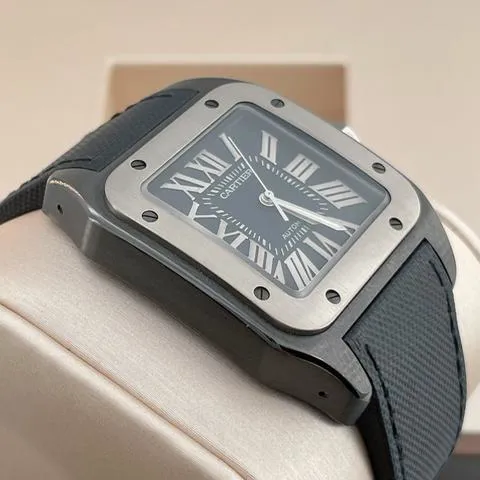 Cartier Santos 100 W2020010 38mm Stainless steel Black 5