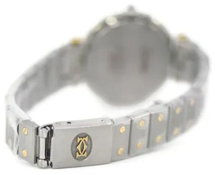 Cartier Santos 81913 27mm Yellow gold and Stainless steel White 1