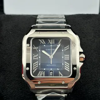 Cartier Santos de Cartier WSSA0071 Stainless steel Blue