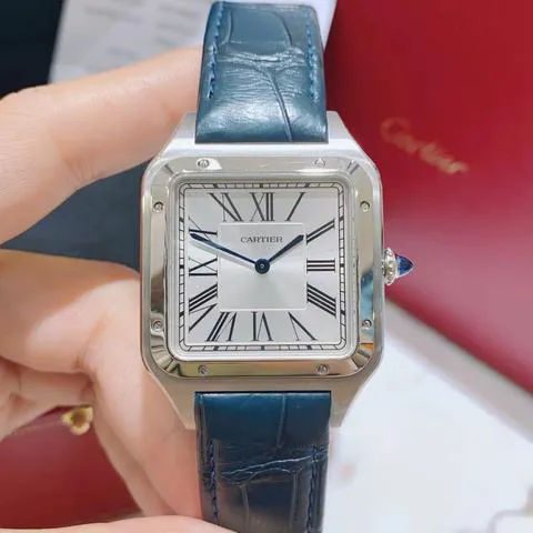 Cartier Santos Dumont WSSA0032 46.5mm Stainless steel Silver