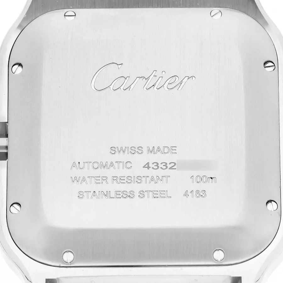 Cartier Santos W2SA0008 43.3mm Stainless steel Silver 3