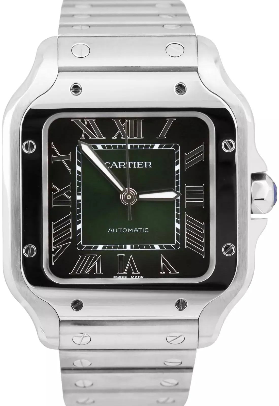 Cartier Santos WSSA0061 35mm Stainless steel Green