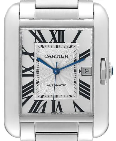 Cartier Tank Anglaise w5310008 47mm Stainless steel Silver