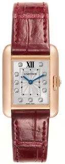 Cartier Tank Anglaise WJTA0007 Rose gold Silver