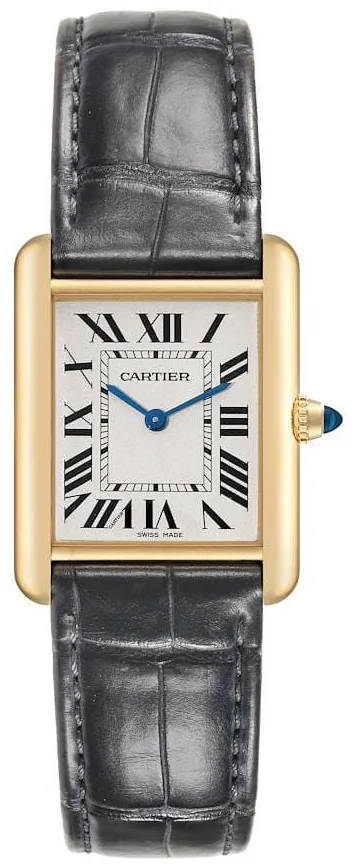 Cartier Tank Louis Cartier WGTA0067 33.5mm Yellow gold Silver