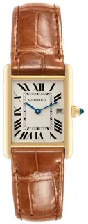 Cartier Tank Louis W1529756 Yellow gold Silver