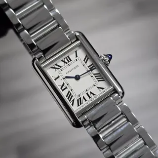 Cartier Tank Must WSTA0051 Stainless steel Silver